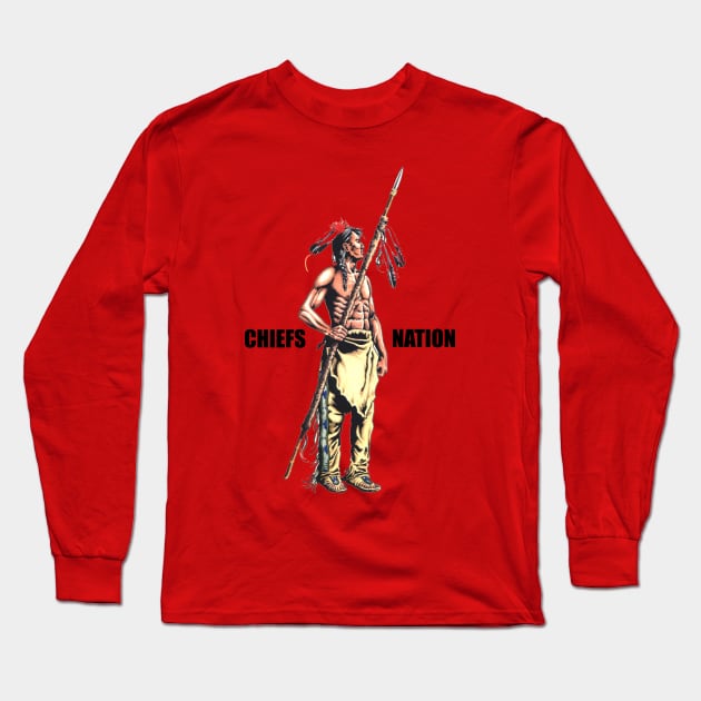 Chiefs Long Sleeve T-Shirt by wizooherb